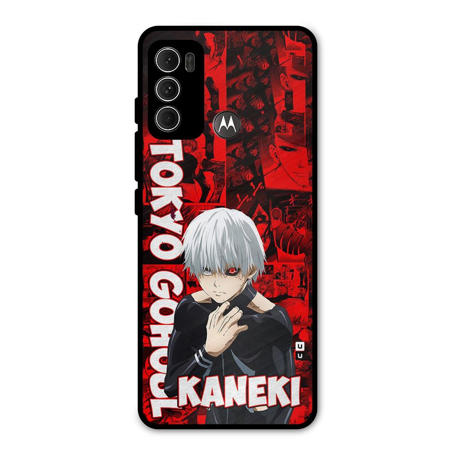 Tokyo Ghuoul Kaneki Metal Back Case for Moto G60