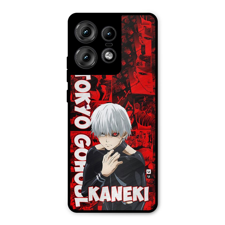 Tokyo Ghuoul Kaneki Metal Back Case for Motorola Edge 50 Pro