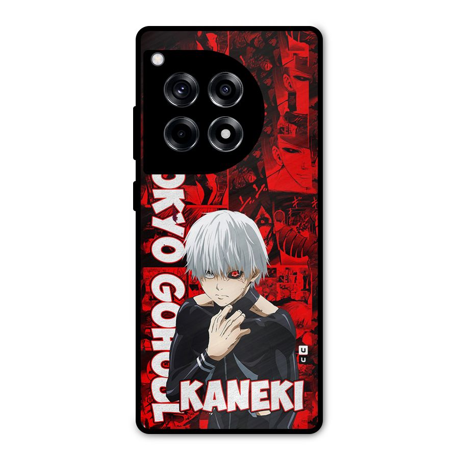 Tokyo Ghuoul Kaneki Metal Back Case for OnePlus 12R