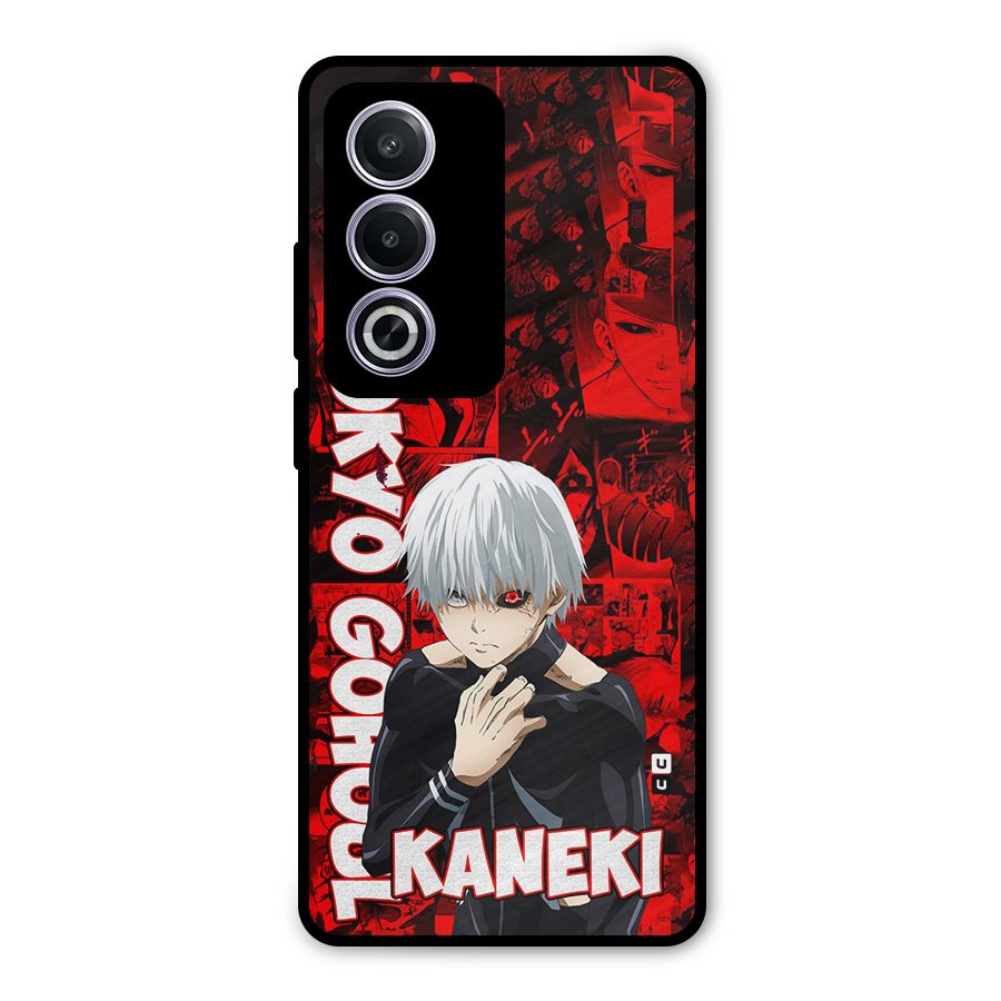Tokyo Ghuoul Kaneki Metal Back Case for Oppo A3 Pro