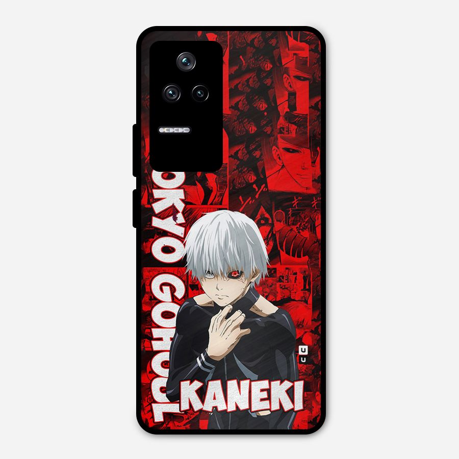 Tokyo Ghuoul Kaneki Metal Back Case for Poco F4 5G