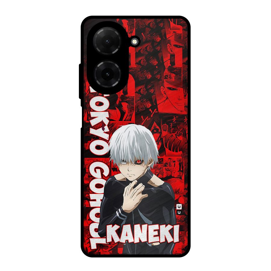 Tokyo Ghuoul Kaneki Metal Back Case for Redmi A5 4G
