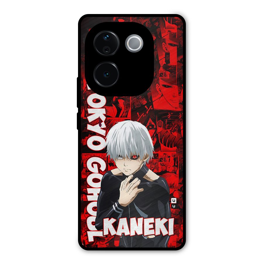 Tokyo Ghuoul Kaneki Metal Back Case for Vivo T3 Pro
