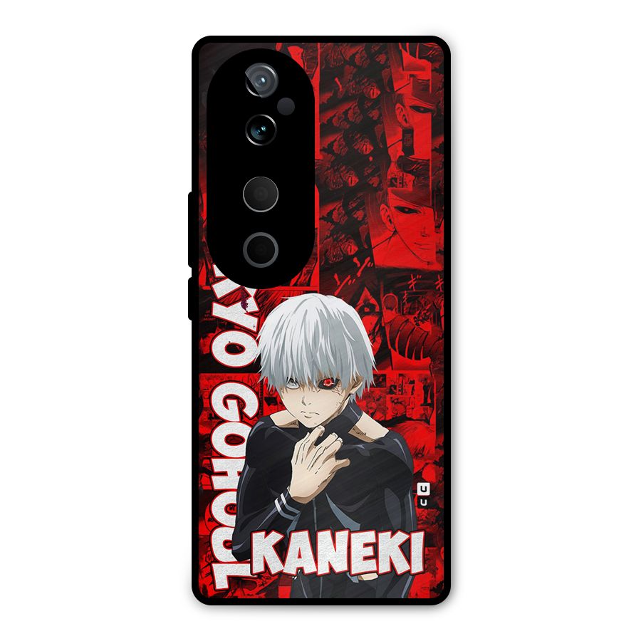 Tokyo Ghuoul Kaneki Metal Back Case for Vivo T3 Ultra