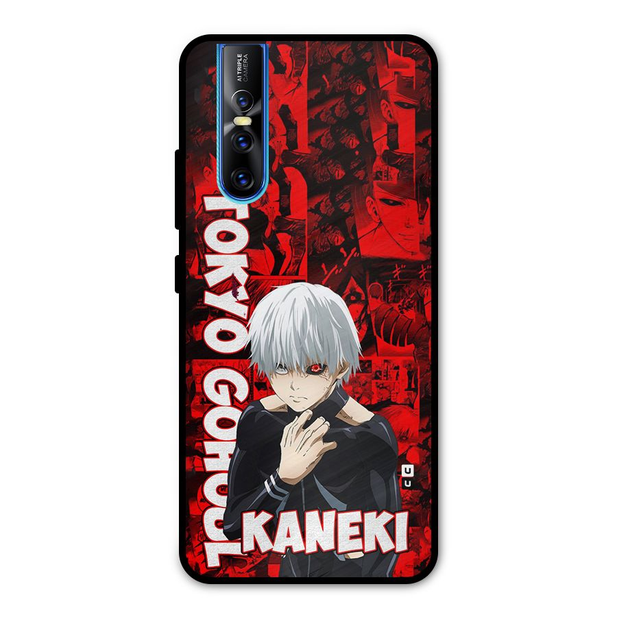 Tokyo Ghuoul Kaneki Metal Back Case for Vivo V15 Pro