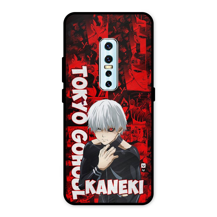 Tokyo Ghuoul Kaneki Metal Back Case for Vivo V17 Pro