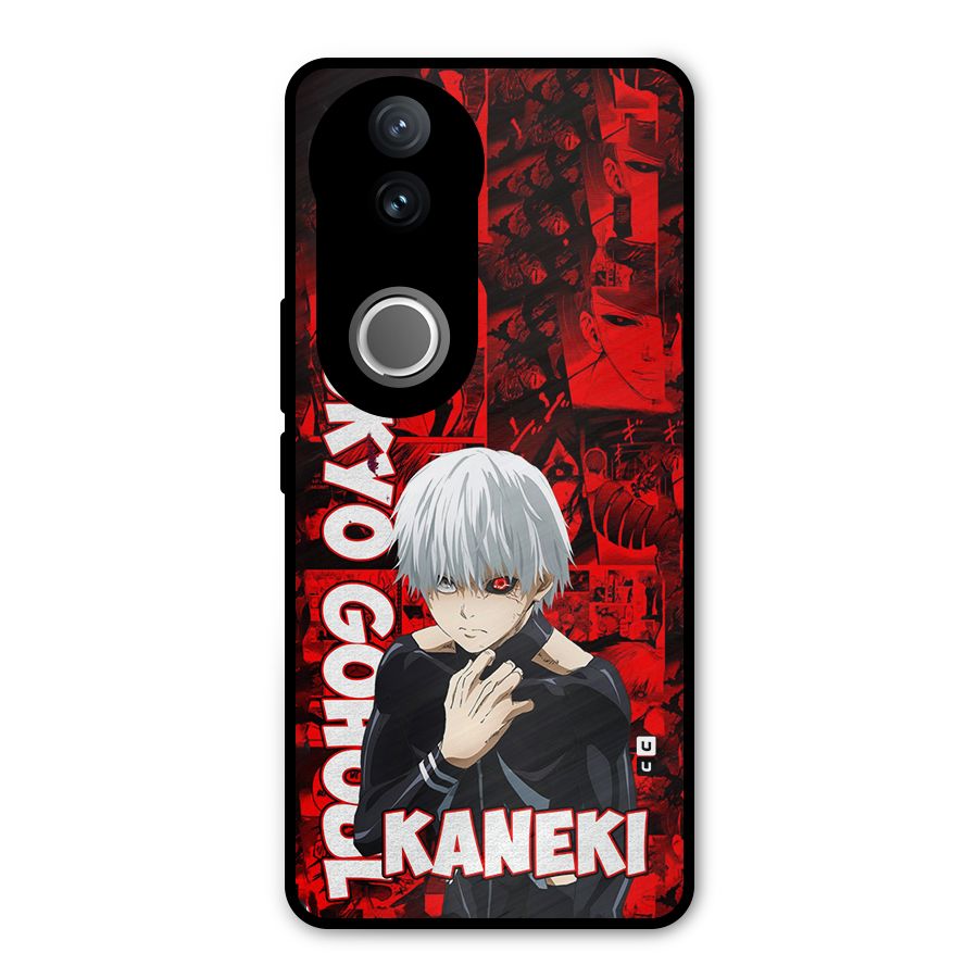 Tokyo Ghuoul Kaneki Metal Back Case for Vivo V50e