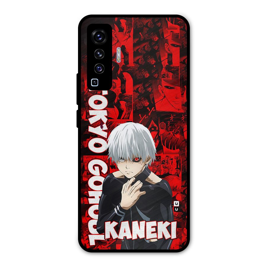 Tokyo Ghuoul Kaneki Metal Back Case for Vivo X50