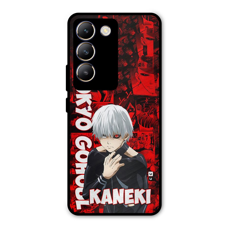 Tokyo Ghuoul Kaneki Metal Back Case for Vivo Y200e