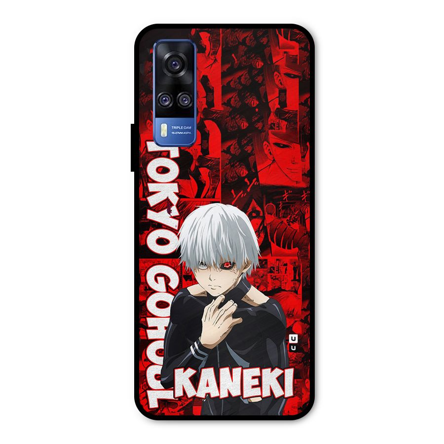 Tokyo Ghuoul Kaneki Metal Back Case for Vivo Y31