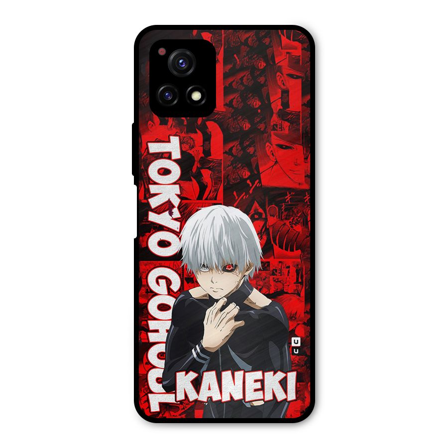 Tokyo Ghuoul Kaneki Metal Back Case for Vivo Y72 5G