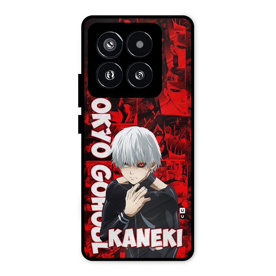 Tokyo Ghuoul Kaneki Metal Back Case for Xiaomi 14 Pro
