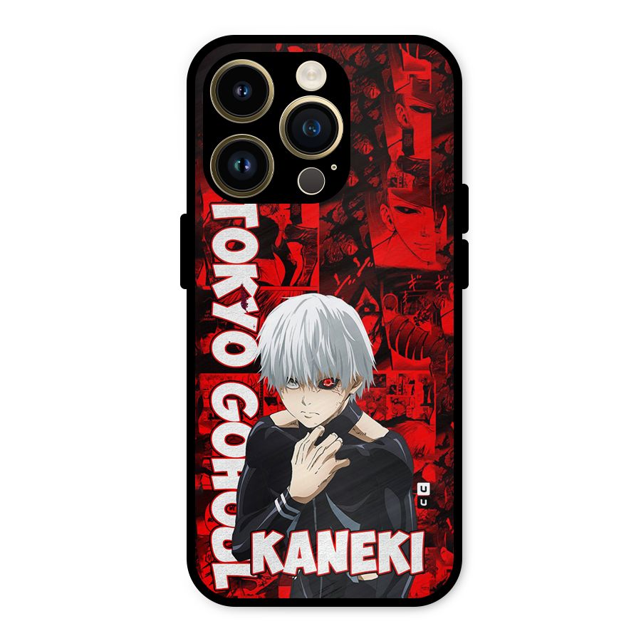 Tokyo Ghuoul Kaneki Metal Back Case for iPhone 14 Pro