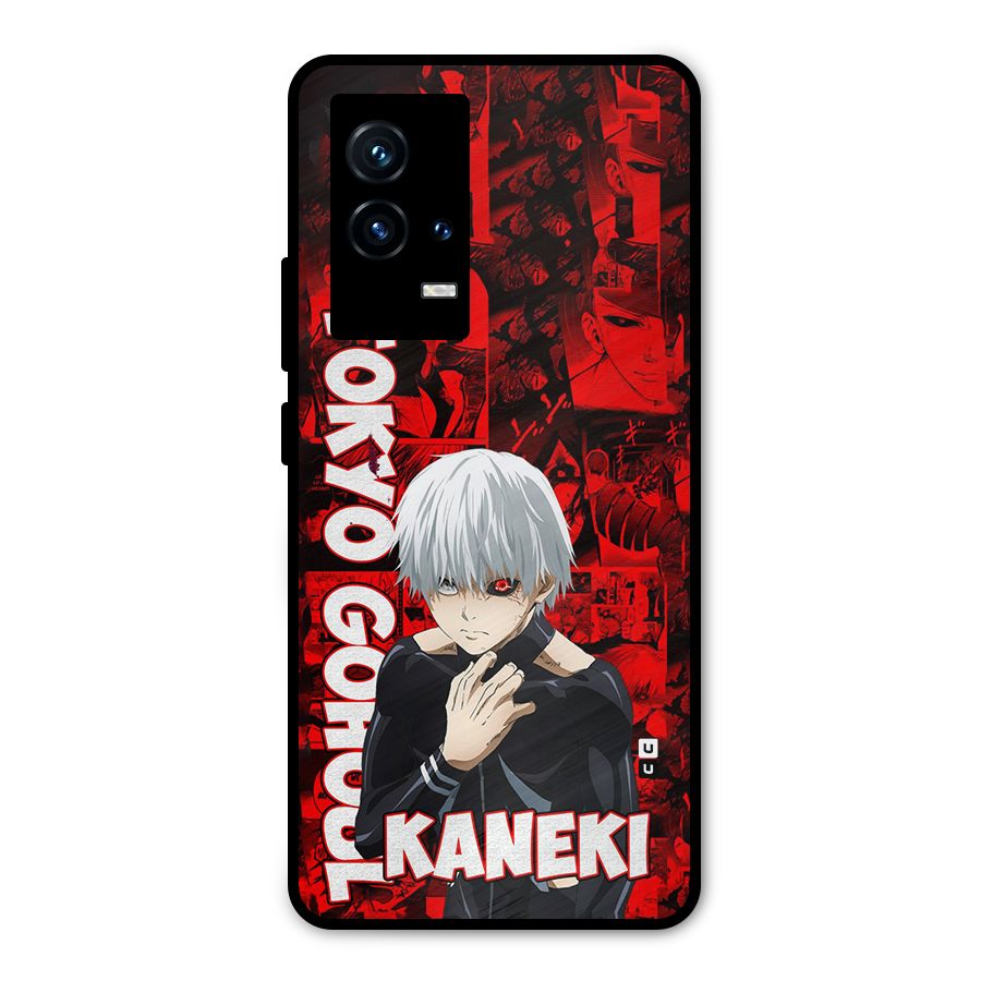 Tokyo Ghuoul Kaneki Metal Back Case for iQOO 9 5G