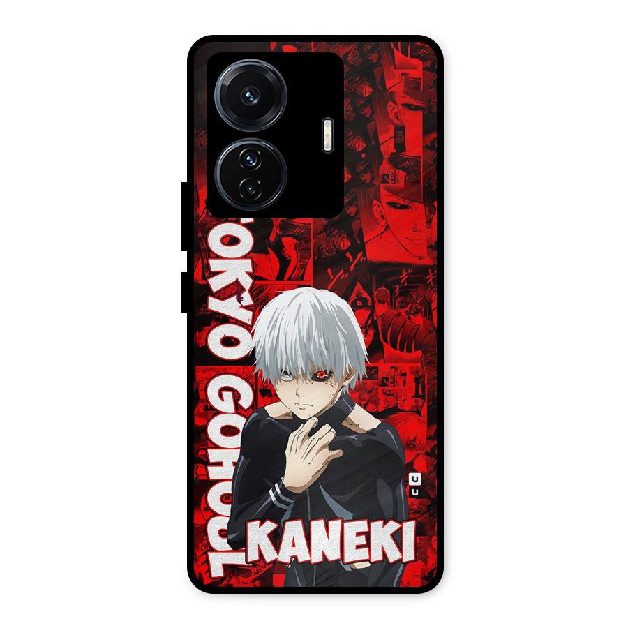 Tokyo Ghuoul Kaneki Metal Back Case for iQOO Z6