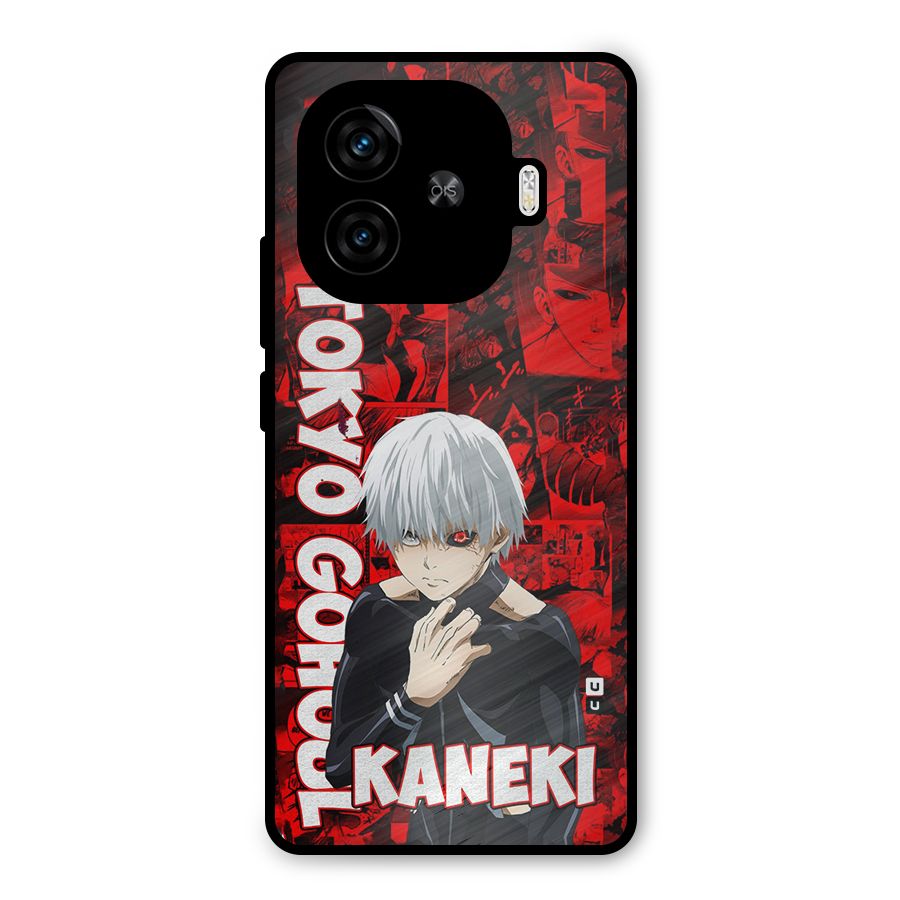 Tokyo Ghuoul Kaneki Metal Back Case for iQOO Z9 Turbo