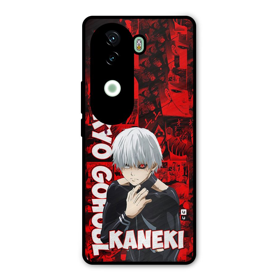 Tokyo Ghuoul Kaneki Metal Back Case for iQOO Z9s