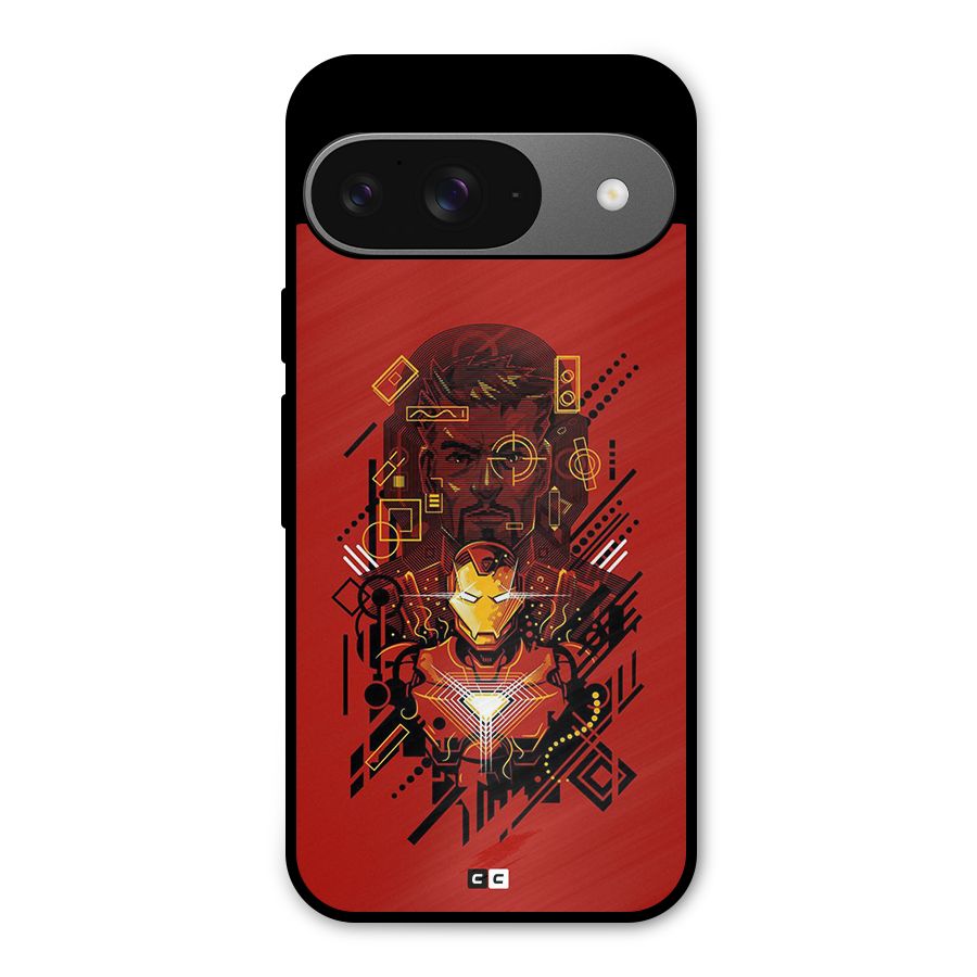 Tony Stark Metal Back Case for Google Pixel 9