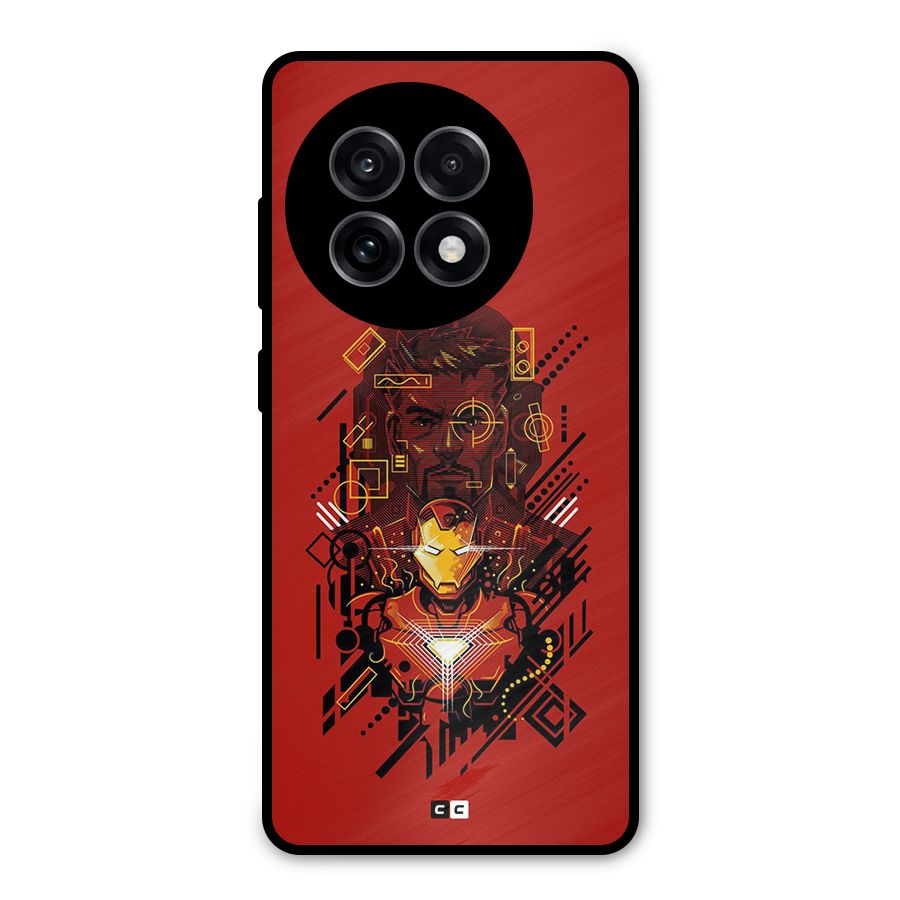 Tony Stark Metal Back Case for OnePlus 13R