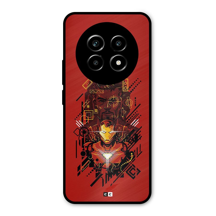 Tony Stark Metal Back Case for Realme 13 Pro