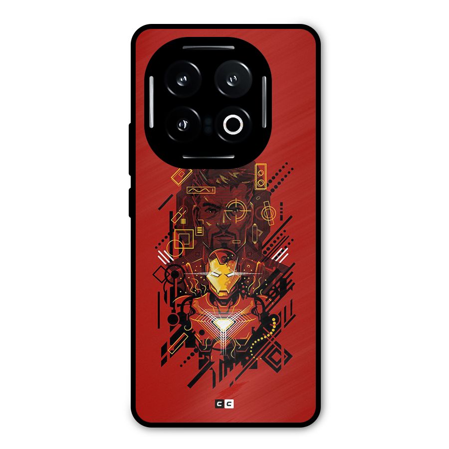 Tony Stark Metal Back Case for iQOO 13
