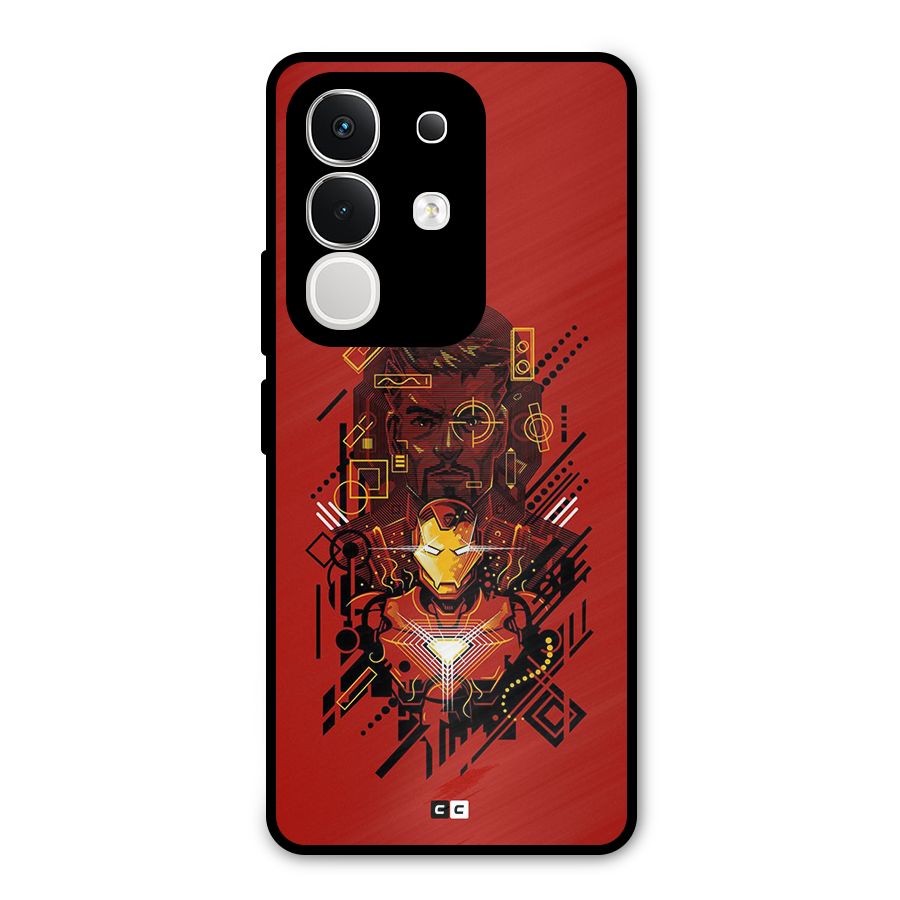 Tony Stark Metal Back Case for iQOO Z10x