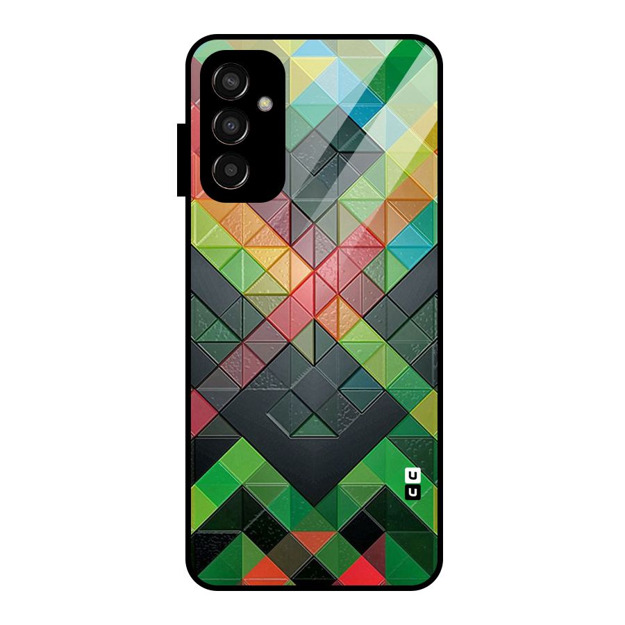 Too Much Colors Pattern Glass Back Case for Galaxy F13