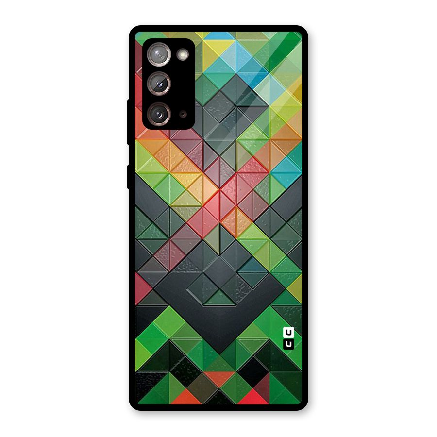 Too Much Colors Pattern Glass Back Case for Galaxy Note 20
