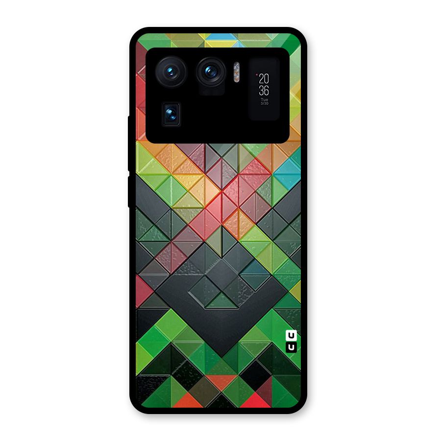 Too Much Colors Pattern Glass Back Case for Mi 11 Ultra