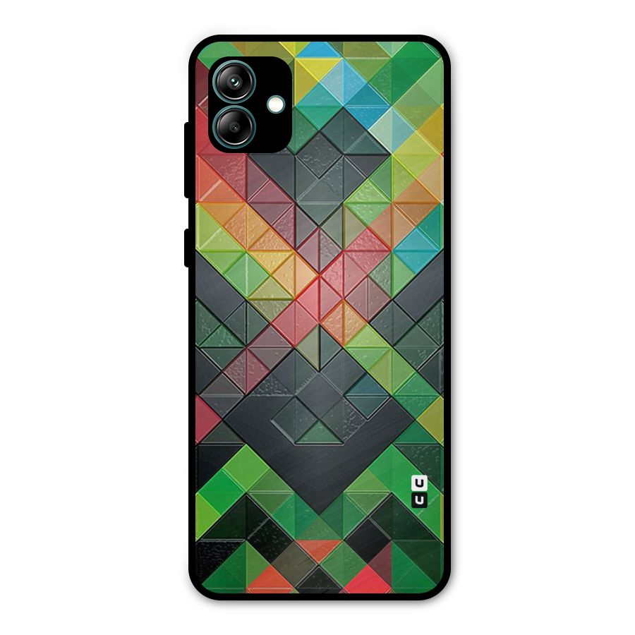 Too Much Colors Pattern Metal Back Case for Galaxy A04