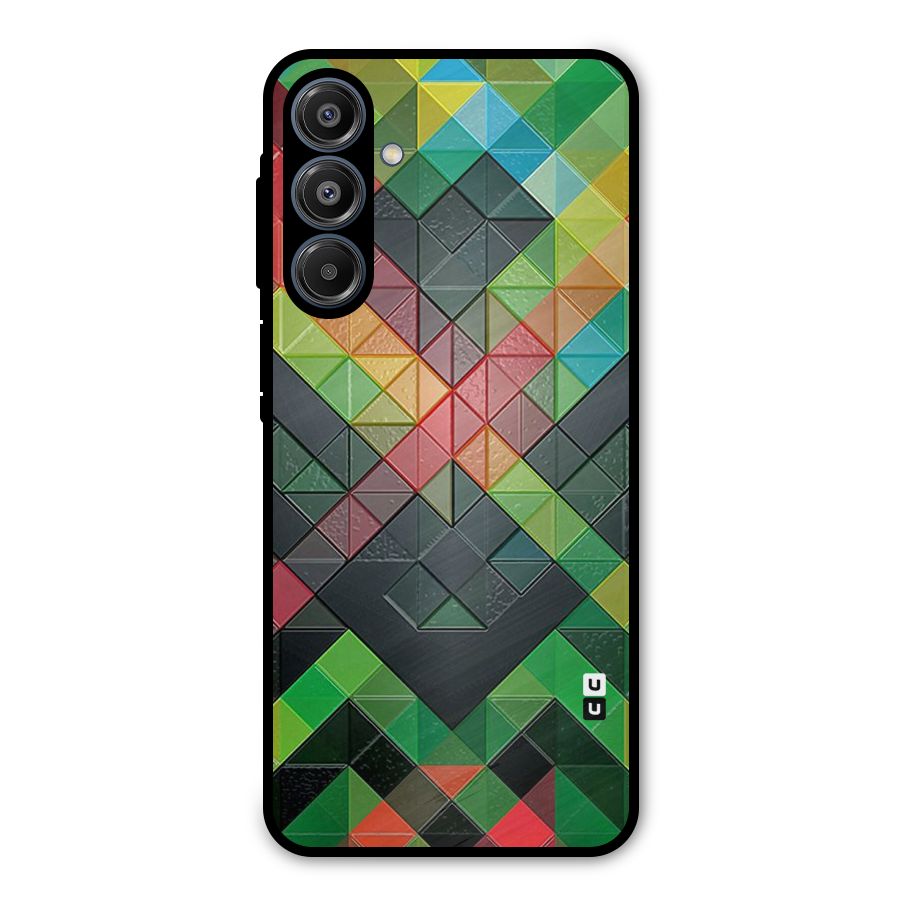 Too Much Colors Pattern Metal Back Case for Galaxy A16 5G