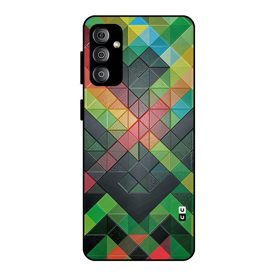 Too Much Colors Pattern Metal Back Case for Galaxy F23