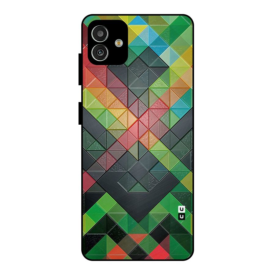 Too Much Colors Pattern Metal Back Case for Galaxy M13 5G