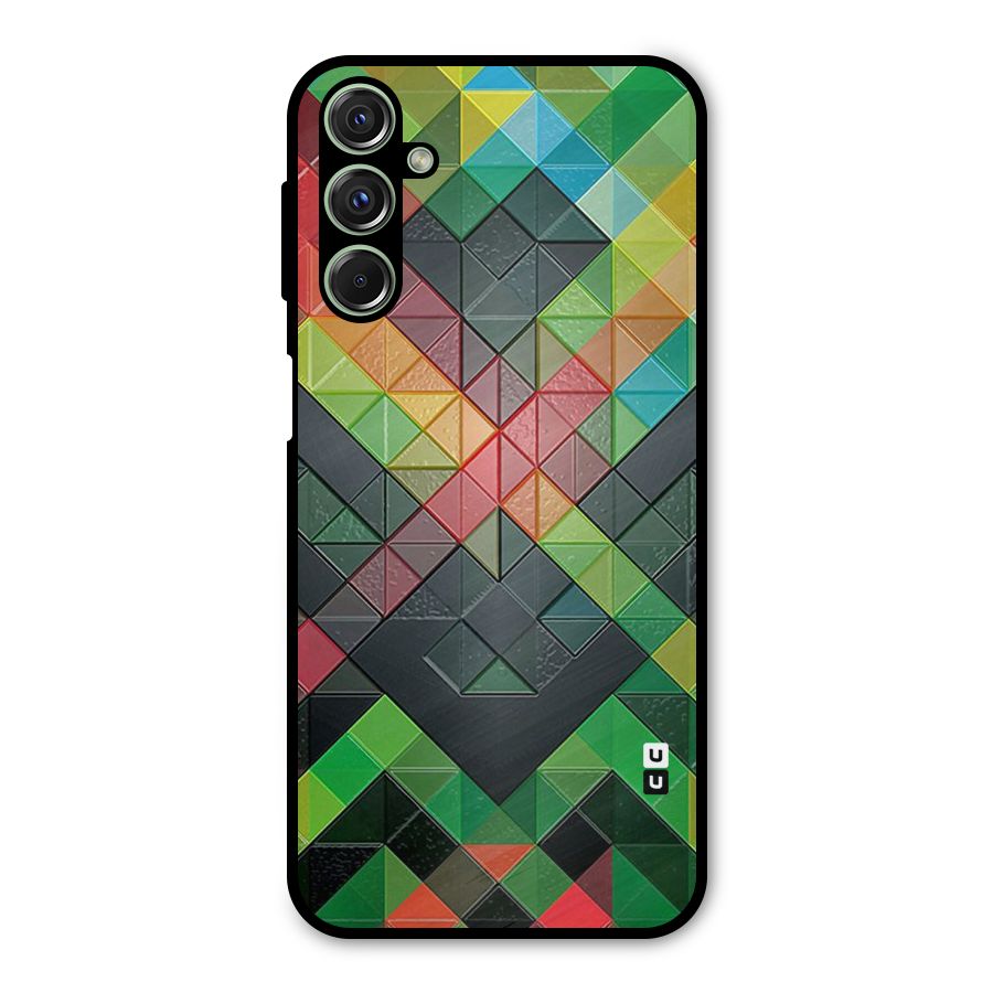 Too Much Colors Pattern Metal Back Case for Galaxy M34