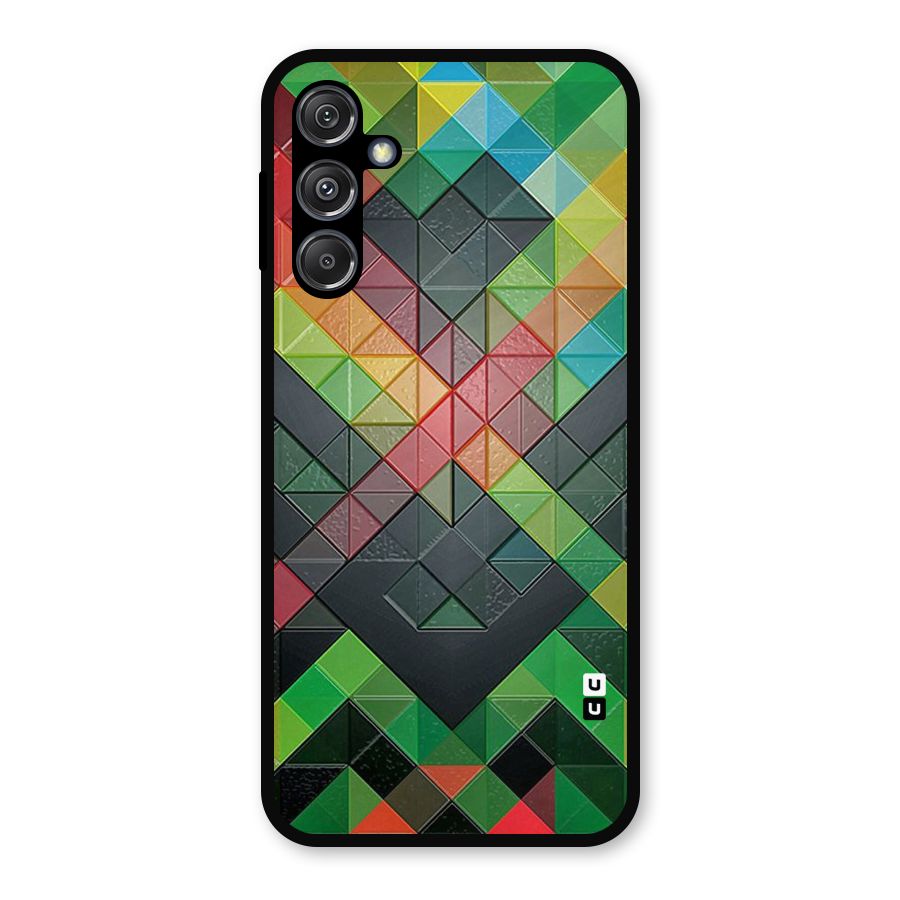 Too Much Colors Pattern Metal Back Case for Galaxy M34 5G