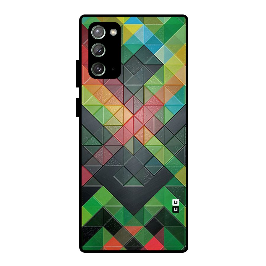 Too Much Colors Pattern Metal Back Case for Galaxy Note 20