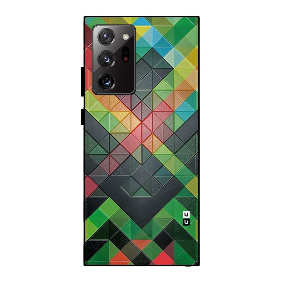 Too Much Colors Pattern Metal Back Case for Galaxy Note 20 Ultra