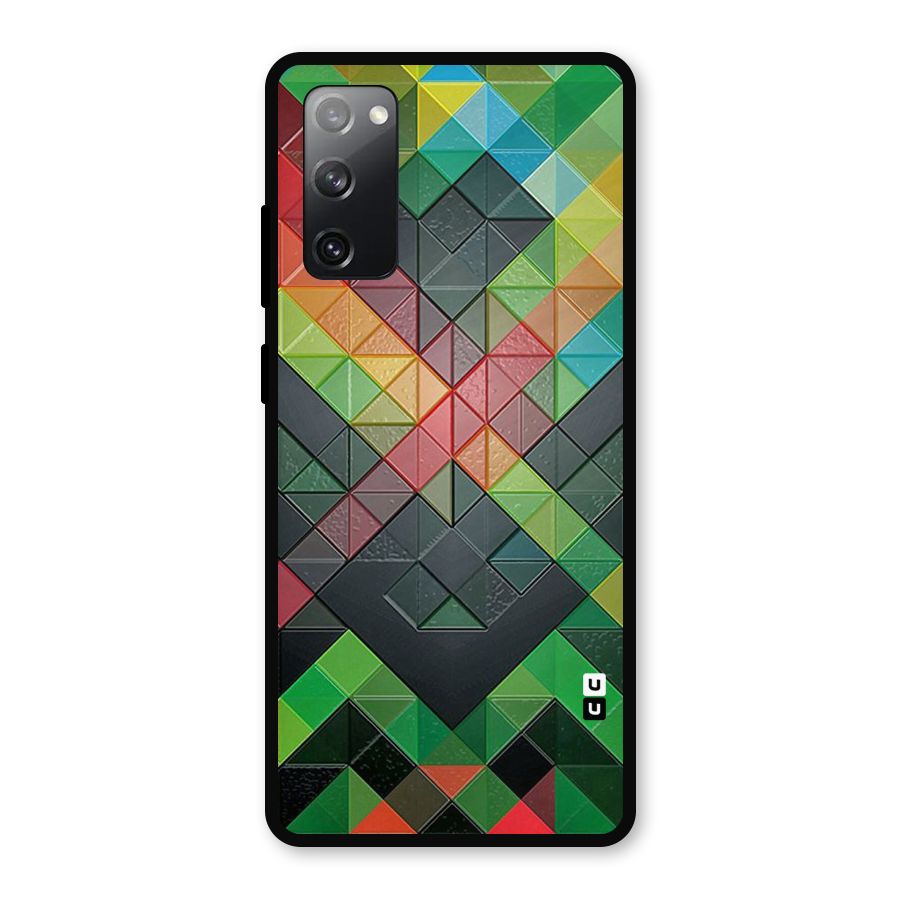 Too Much Colors Pattern Metal Back Case for Galaxy S20 FE