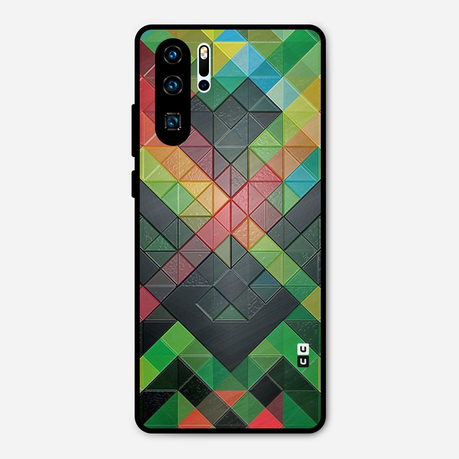 Too Much Colors Pattern Metal Back Case for Huawei P30 Pro