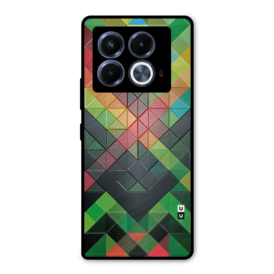 Too Much Colors Pattern Metal Back Case for Infinix Note 40 5G