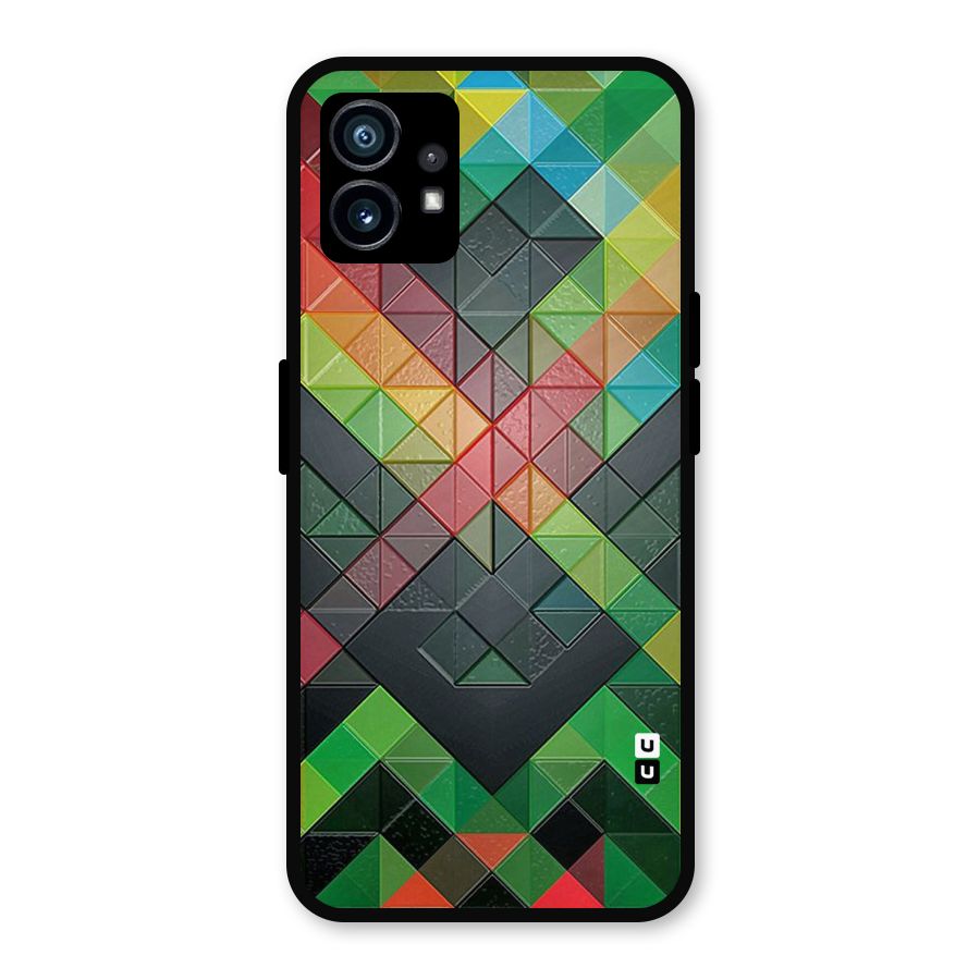 Too Much Colors Pattern Metal Back Case for Nothing Phone 1