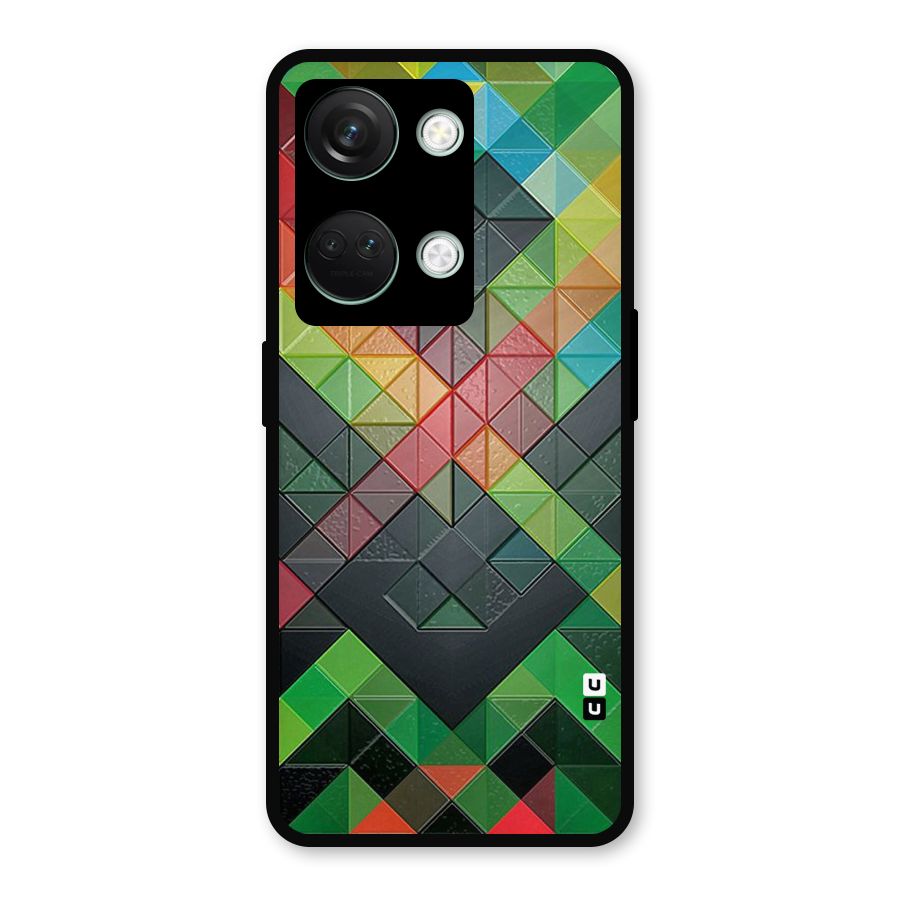 Too Much Colors Pattern Metal Back Case for OnePlus Nord 3