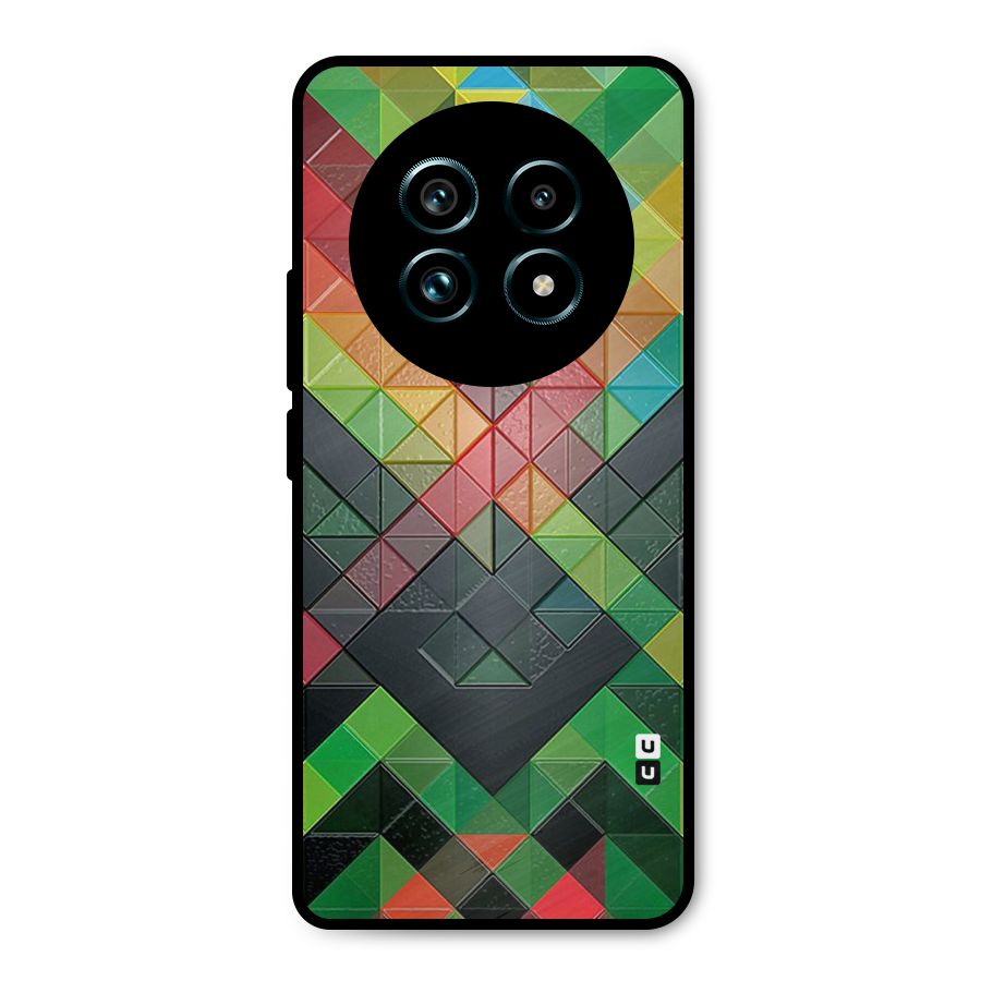 Too Much Colors Pattern Metal Back Case for Realme 13 Pro Plus