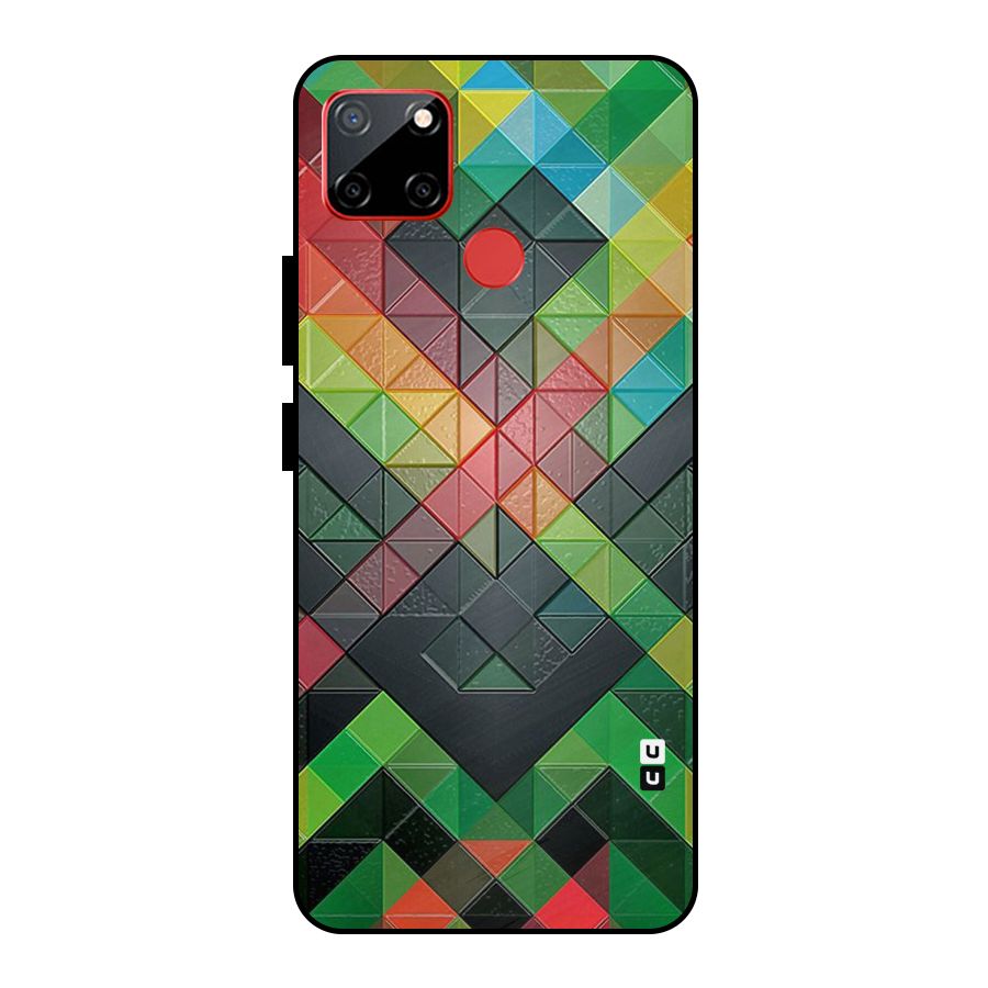 Too Much Colors Pattern Metal Back Case for Realme C12