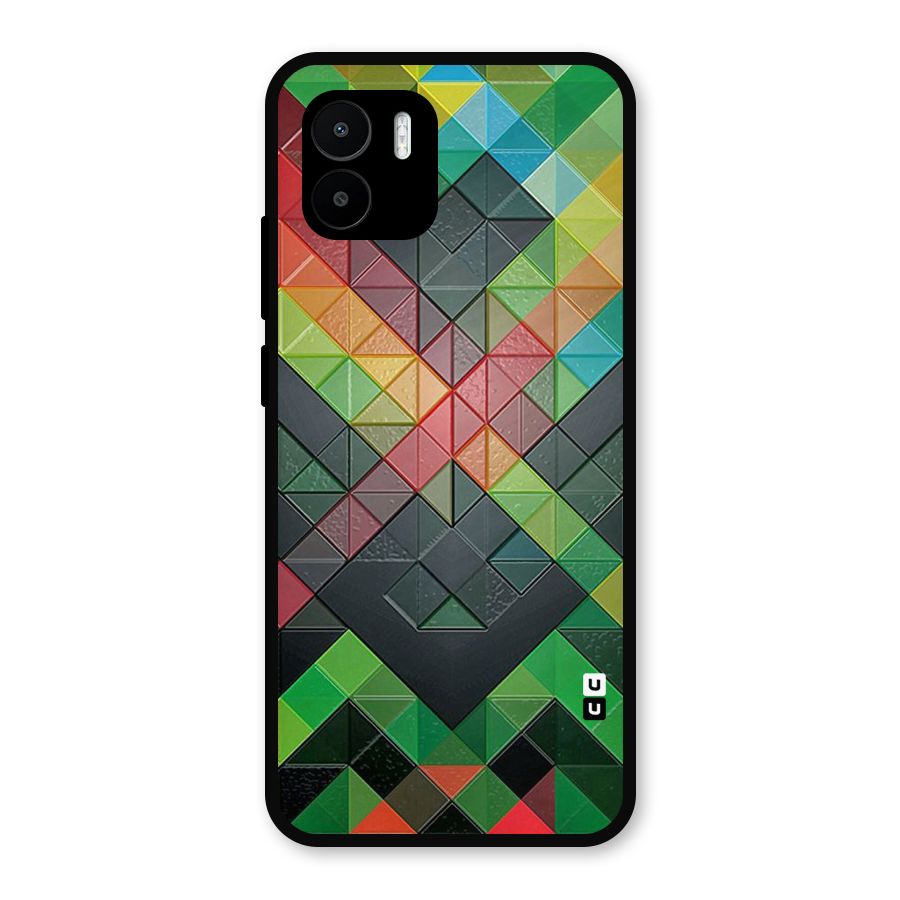 Too Much Colors Pattern Metal Back Case for Redmi A1