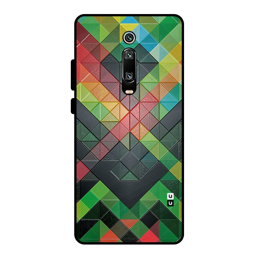 Too Much Colors Pattern Metal Back Case for Redmi K20 Pro