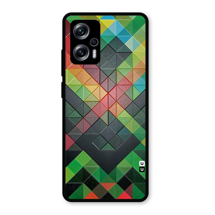 Too Much Colors Pattern Metal Back Case for Redmi K50i