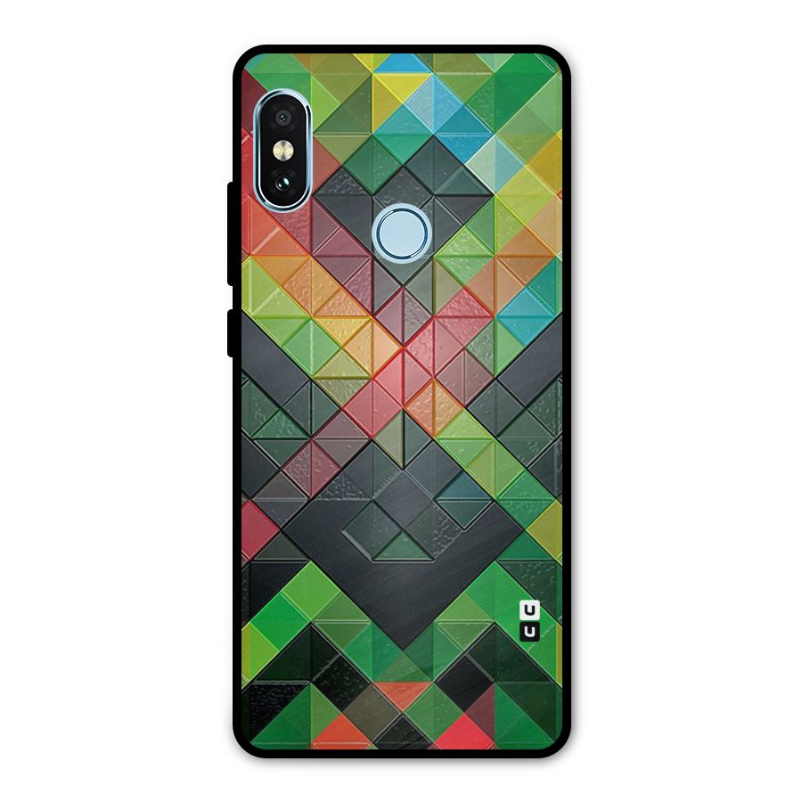 Too Much Colors Pattern Metal Back Case for Redmi Note 5 Pro