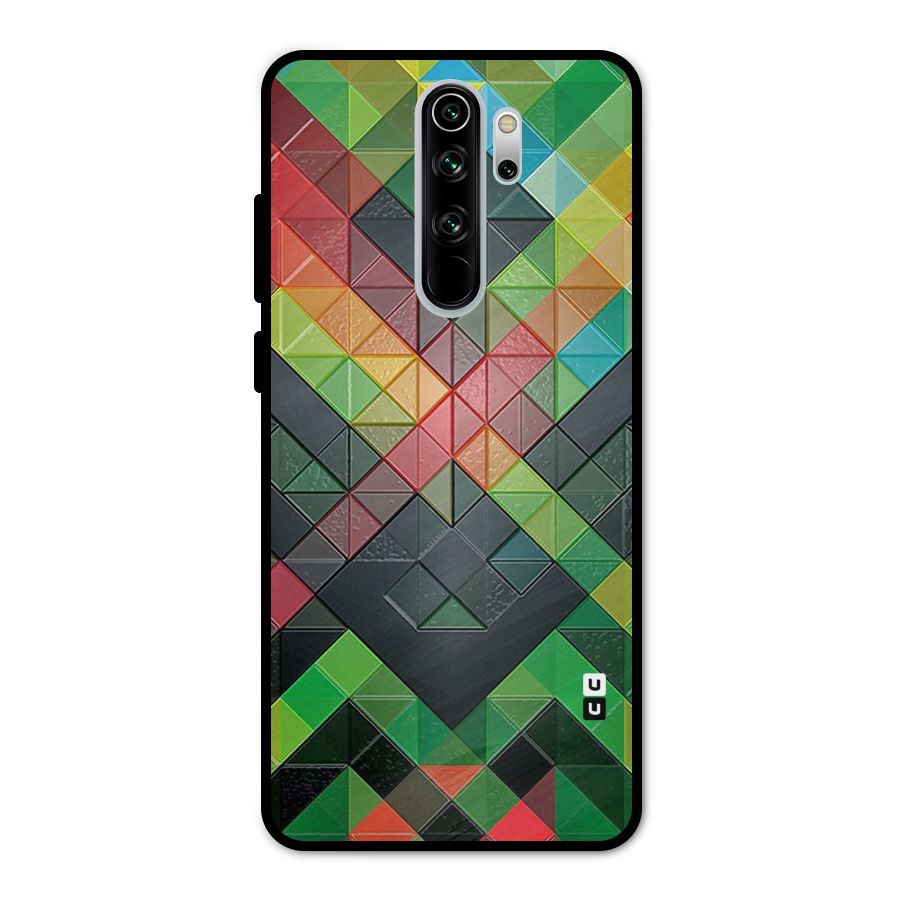 Too Much Colors Pattern Metal Back Case for Redmi Note 8 Pro