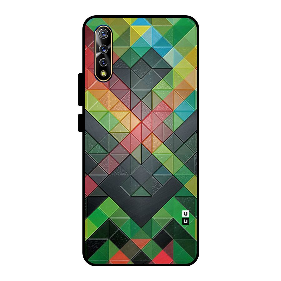 Too Much Colors Pattern Metal Back Case for Vivo S1